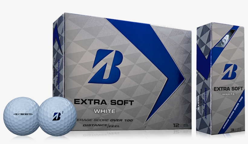 Bridgestone Extra Soft White Golf Balls, transparent png #816662