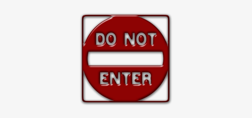 Do Not Enter Icon Png - Icon, transparent png #816811