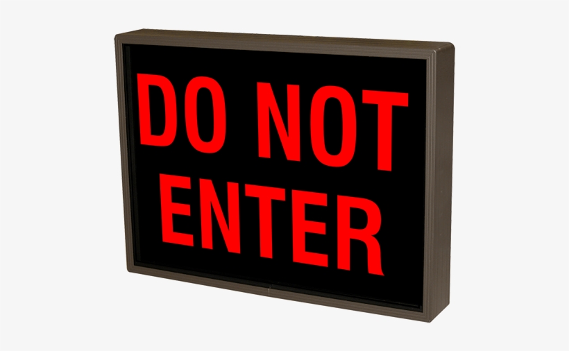 Do Not Enter - Darkroom, transparent png #816842