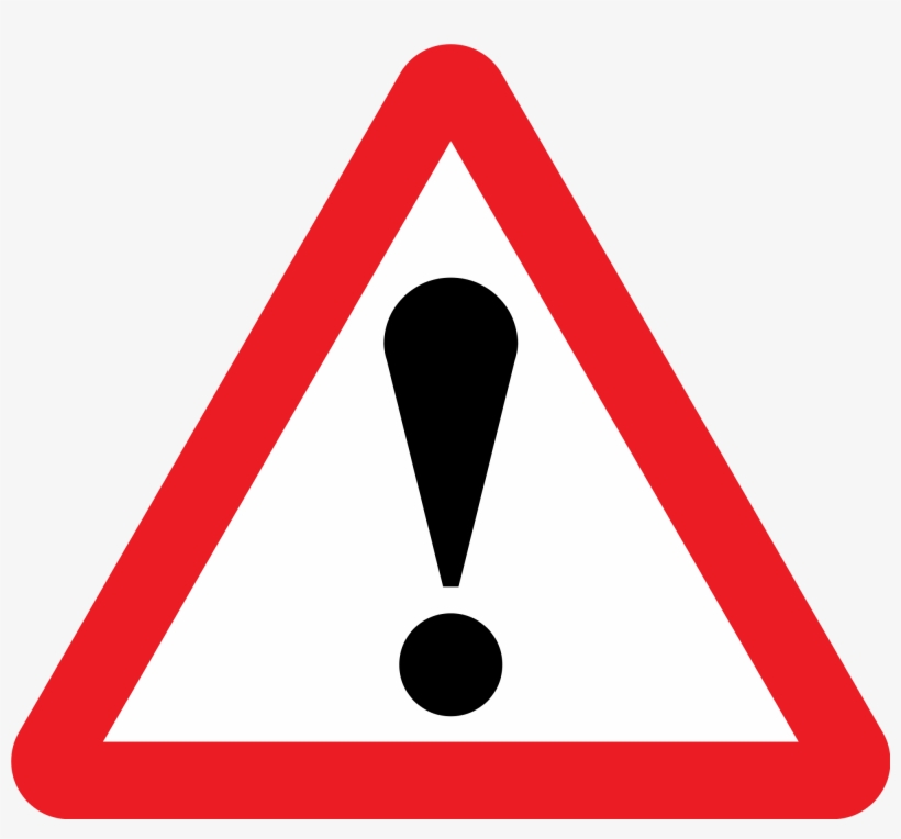 Mini Traffic Signs - Traffic Sign Danger, transparent png #817285