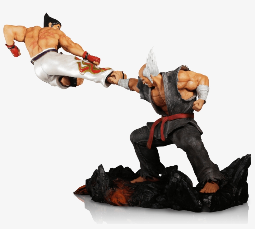 Kazuya Kicking Heihachi Immortalized In Tekken 7 Collector's - Tekken 7 - Collector's Edition Ps4, transparent png #817312