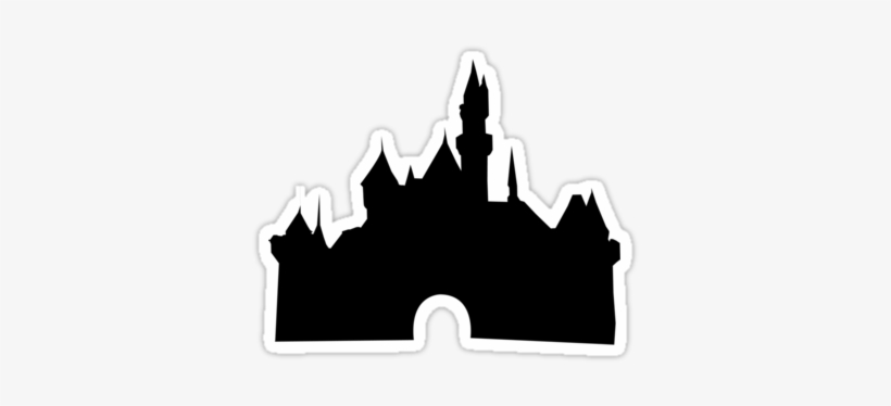 Disney Castle Silhouette Png - Disney Sleeping Beauty Castle Silhouette, transparent png #817319