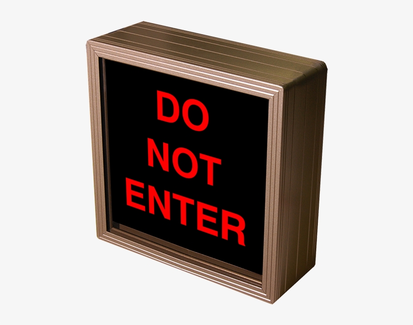 Do Not Enter - Do Not Disturb Sign With Lights, transparent png #817365