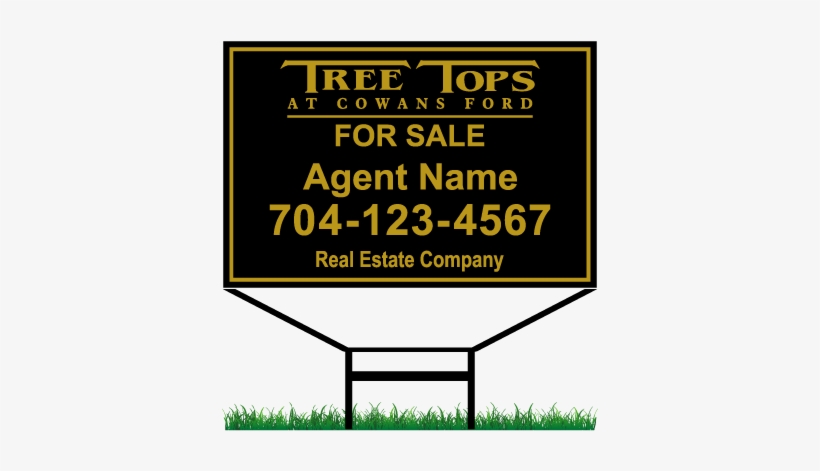 Tree Tops "for Sale" Sign - 123tv, transparent png #817367