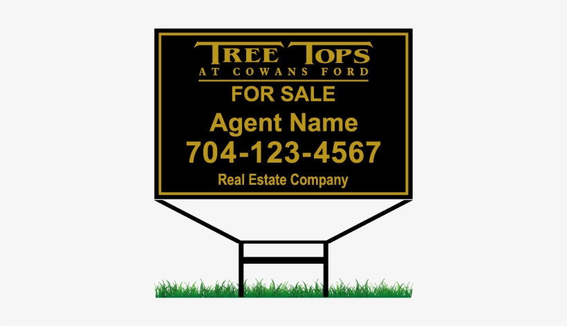 Tree Tops "for Sale" Sign - 123tv, transparent png #817367