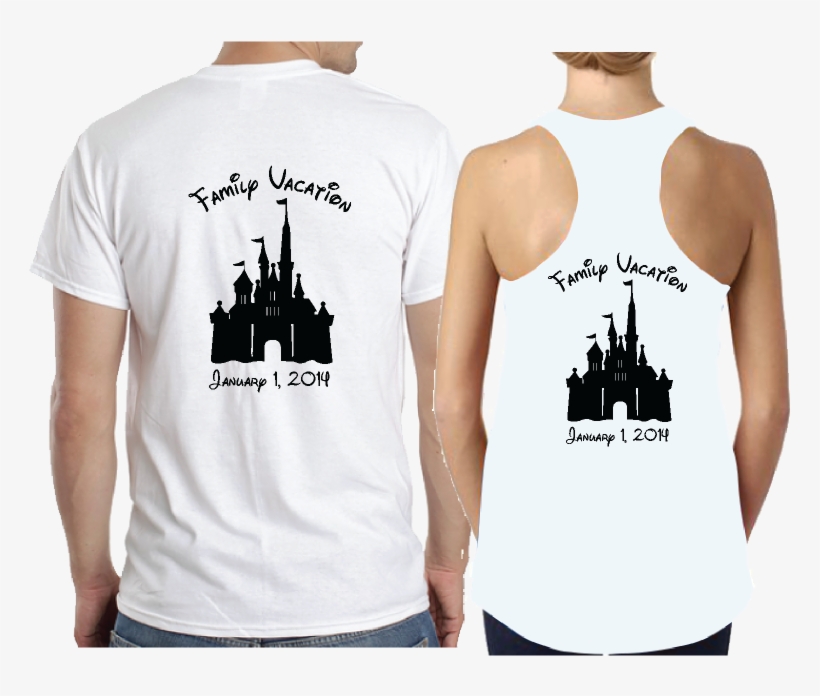 Cinderella Castle Silhouette Png For Kids - Disney Custom Shirts 2017, transparent png #817423