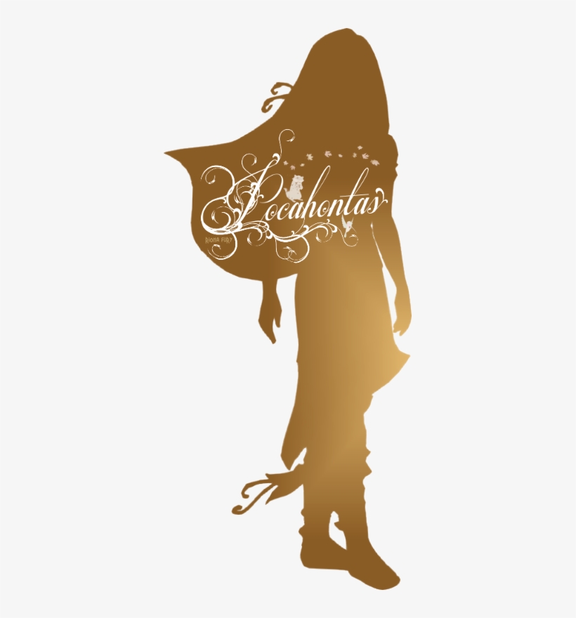 Putri Disney Wallpaper With A Lampshade Entitled Pocahontas - Silhouette Disney Princess, transparent png #817620