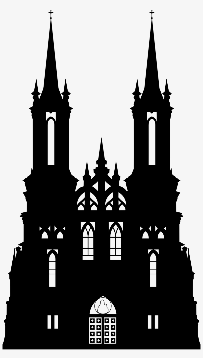 Cinderella Castle Silhouette Png Download - Castle Silhouette Png, transparent png #817648