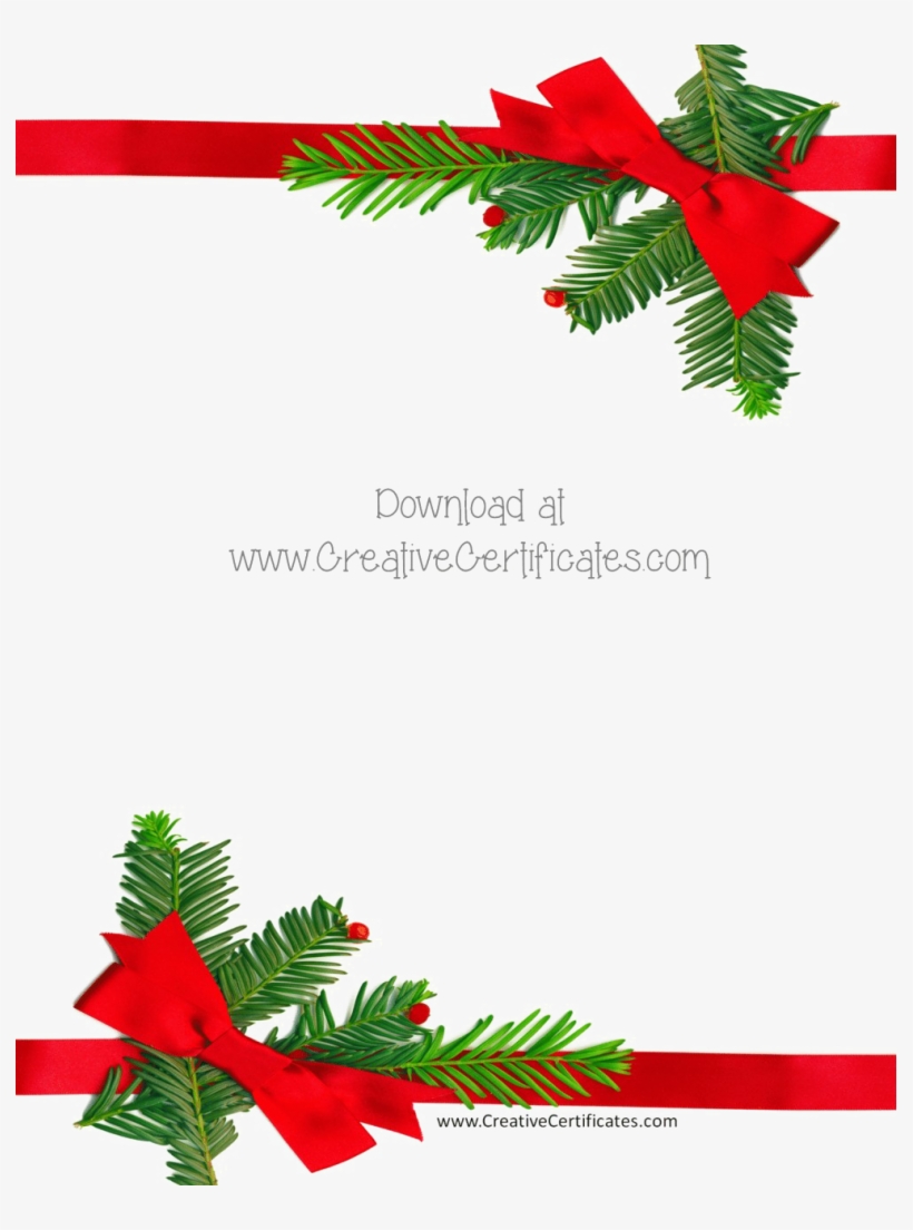Christmas Decoration Png Background Image - Christmas Border Transparent Background, transparent png #817703