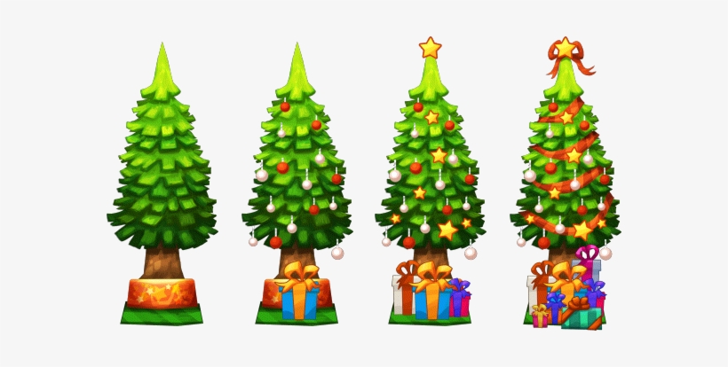 Xmas Decoration Christmas Tree Level 1to4 - Happy Street Christmas Tree, transparent png #817853