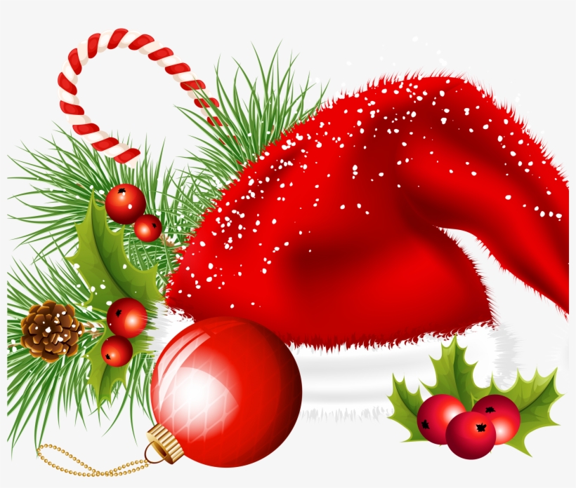 Christmas Decor Vector Png With Wallpaper Clipart Transparent - Festive Reusable Holiday Bag, transparent png #817959