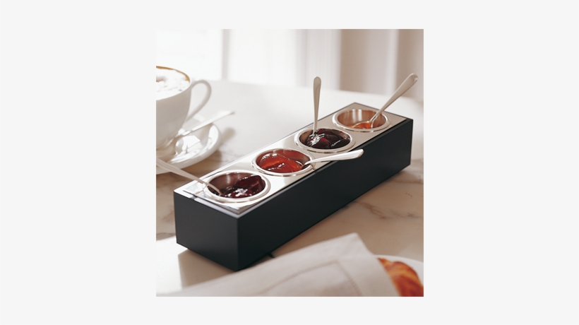 50801003 - Robbe & Berking Marmeladen-/zuckerbar 90 Hartglanz-versilbert, transparent png #818429