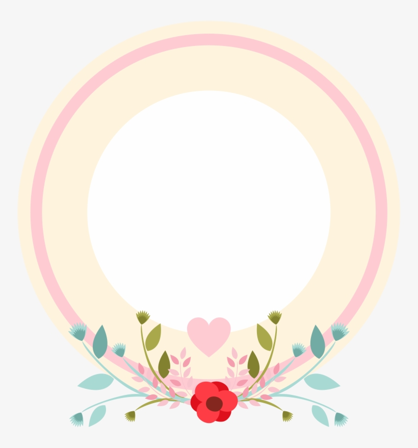 Frame Floral, Floral Wreaths, Floral Banners, Doodle - Topper Floral Png, transparent png #818449
