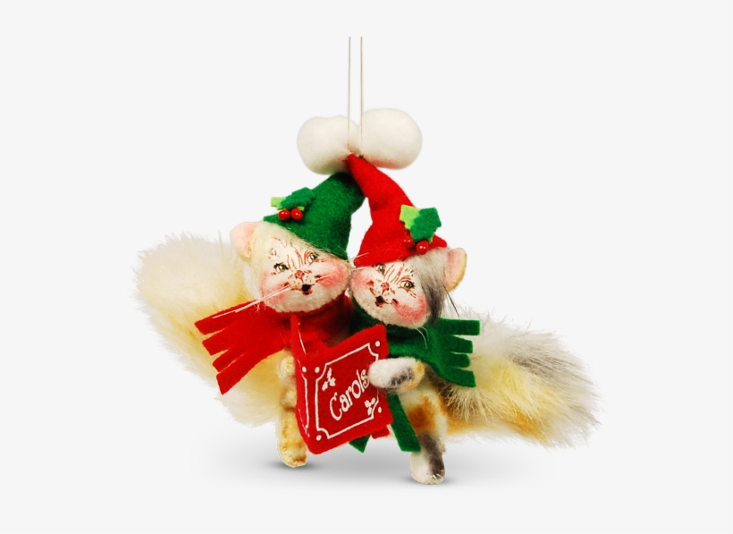 Christmas Ornaments - Annalee Caroling Kitties 3 Inch Home, transparent png #818512