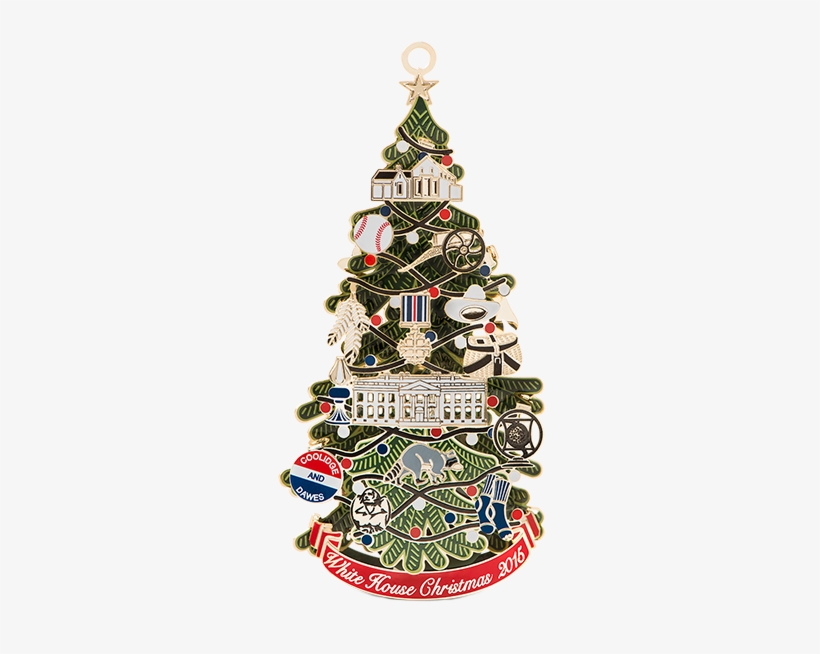 President Coolidge Became The First Chief Executive - 2015 White House Ornament, transparent png #818622