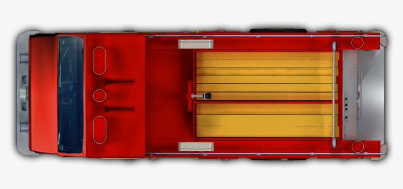 , Fire Truck - Fire Truck Top View Png, transparent png #818720