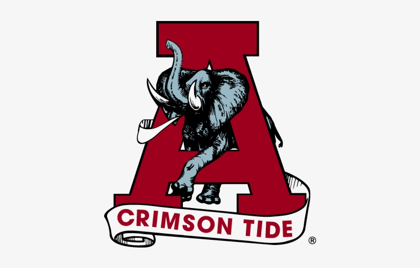 Alabama,crimson,tide - Alabama A With Elephant, transparent png #818727