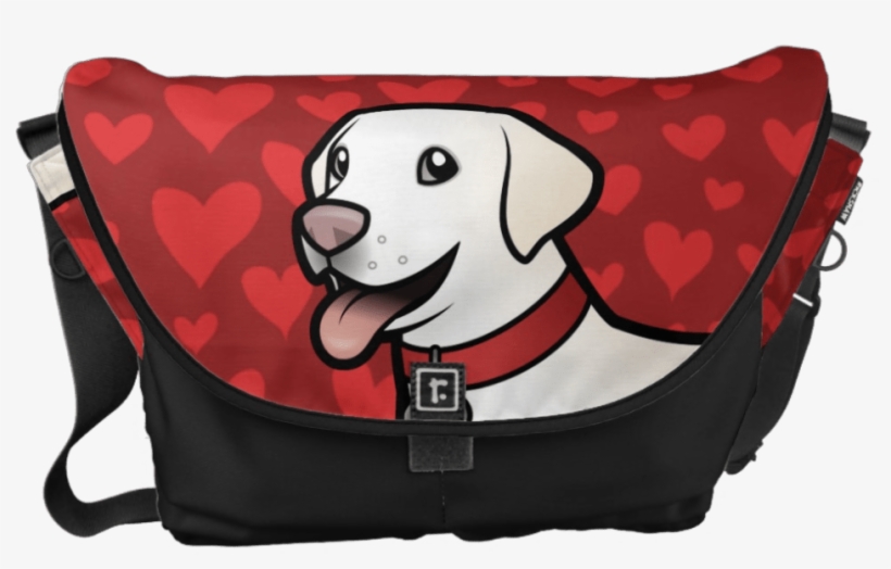 Cute Cartoon Labrador Messenger Bag - Zazzle Cartoon Thestral Und Luna-charakter-kunst Kurier, transparent png #818961