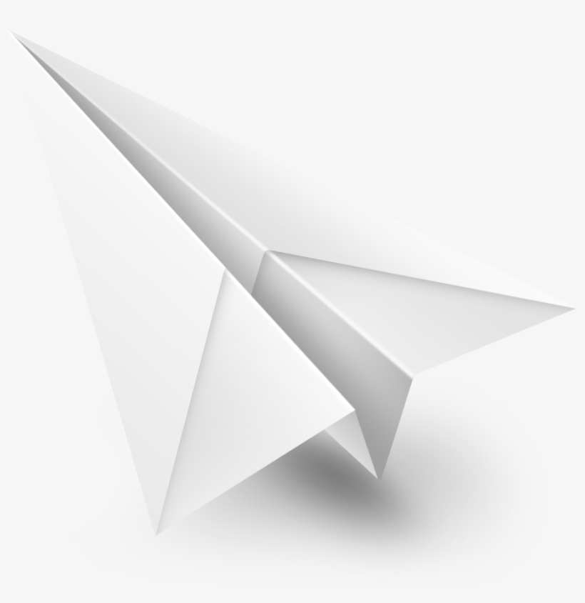 Download "paper Airplane" In Png Format With The Desired - Paper Airplane, transparent png #819241