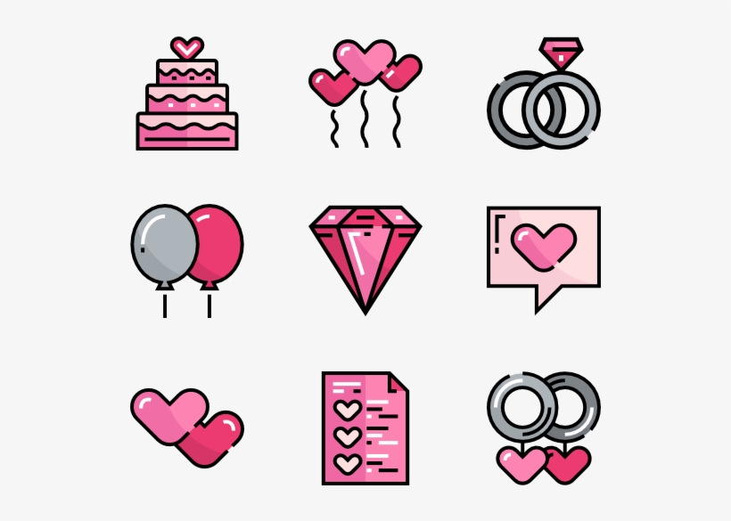 Just Married - Married Icon Png, transparent png #819380