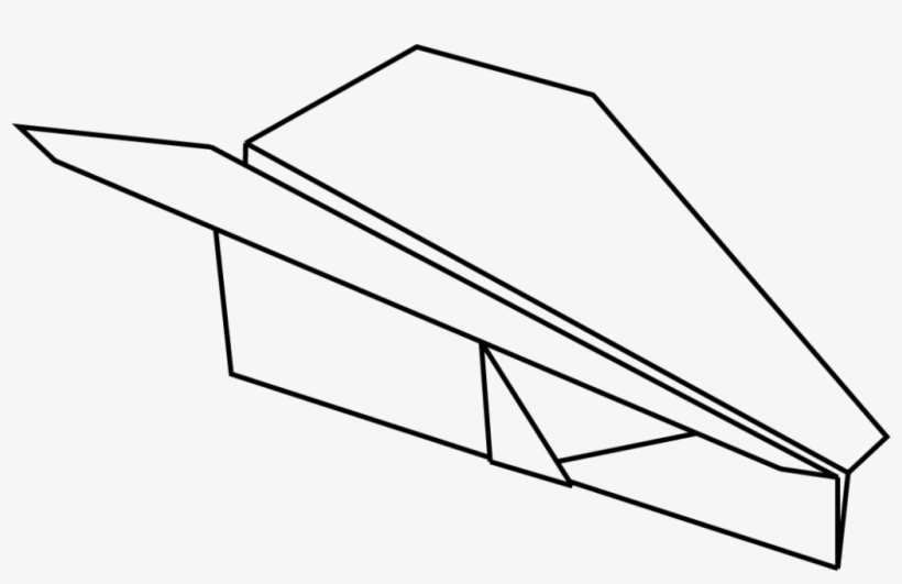 Picture Transparent Huge Collection Of Download More - Diagram Of A Paper Airplane, transparent png #819422