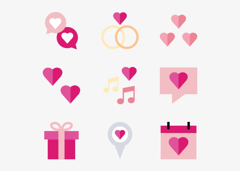 Just Married 50 Icons - Love Icon Pack Png, transparent png #819515
