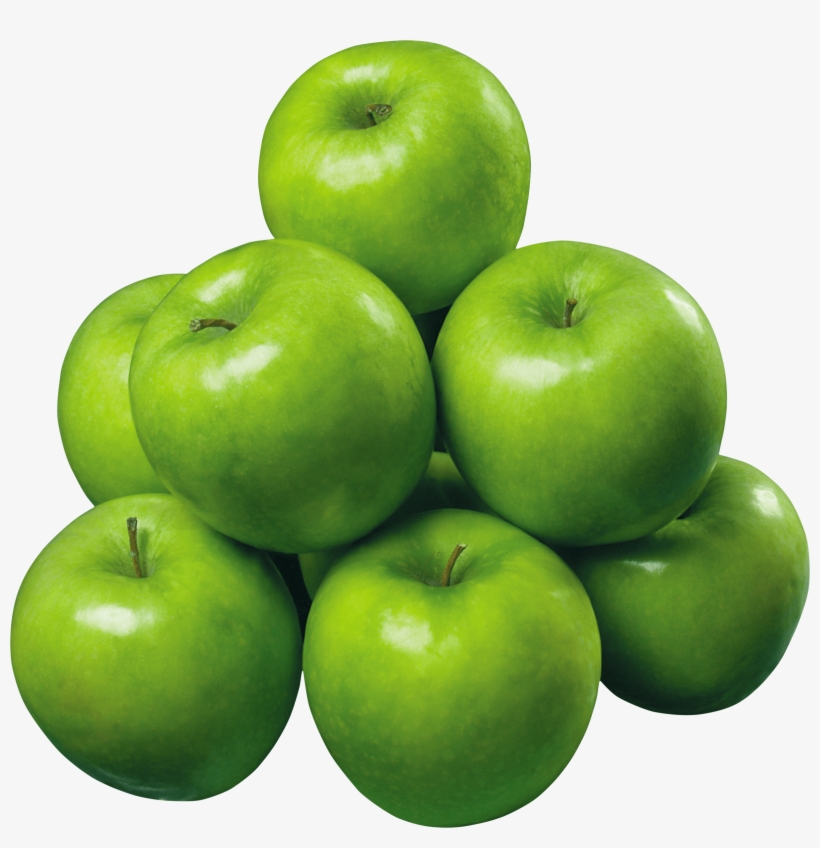 Apple Green Pile - Bunch Of Green Apples, transparent png #819598