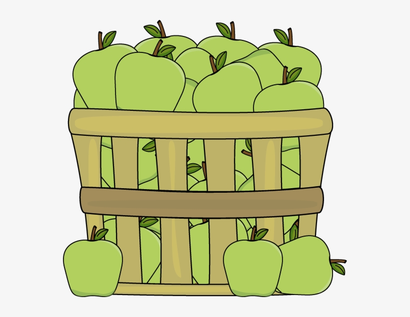 Basket Of Green Apples - Green Apples Clipart, transparent png #819790