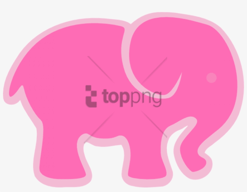 Alabama Football Logo Clipart - Baby Elephant Outline Png, transparent png #819811