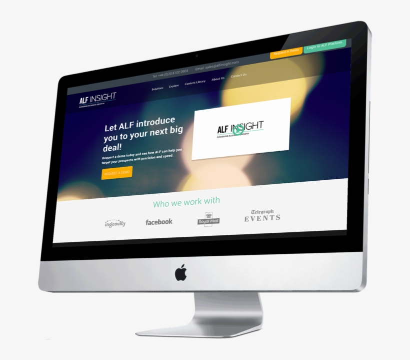 'alf Remains An Integral Part Of Our Business - Apple Imac 27, transparent png #8100727