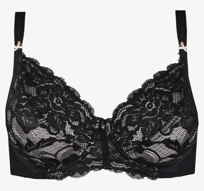 Support Special Edition Contrast Lace Bra Midnight - Bra, transparent png #8101183
