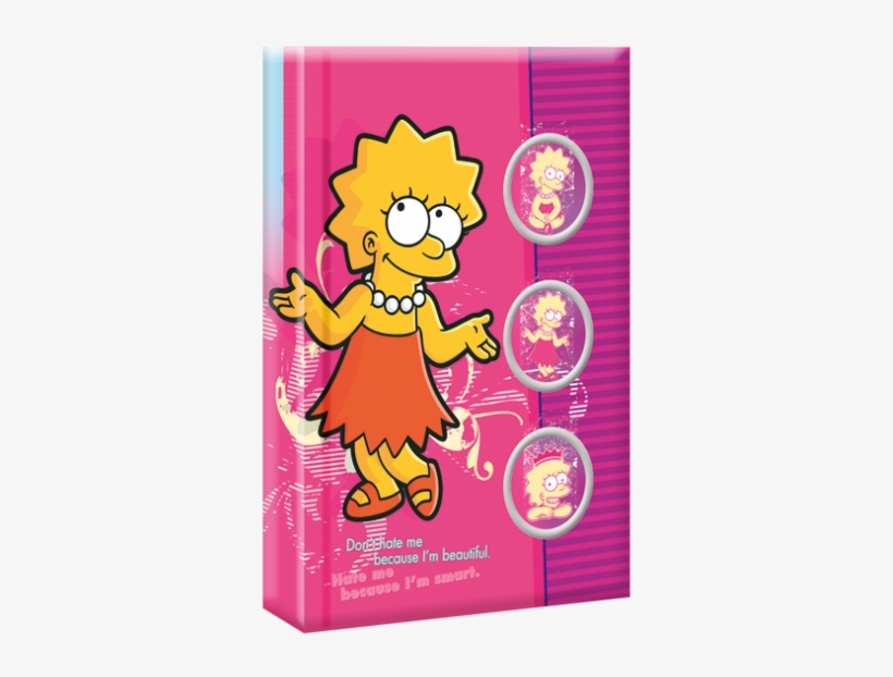 Diář Lisa Simpson - Cartoon, transparent png #8101306