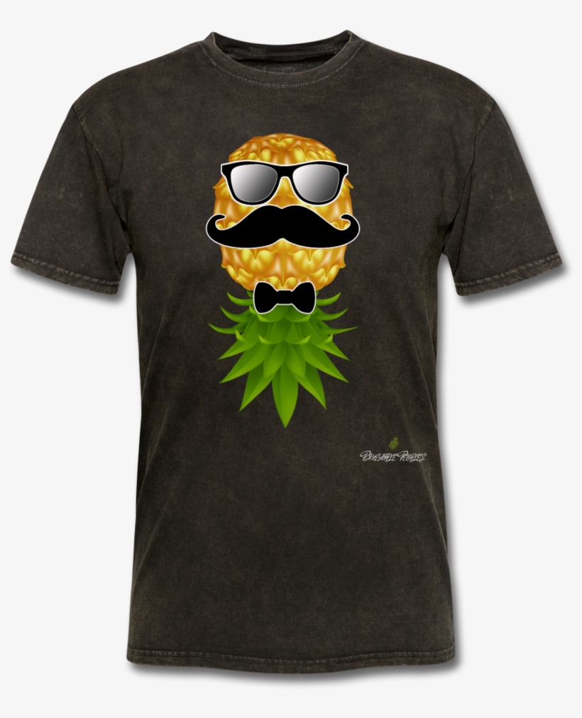 Pineapple In Disguise, Lifestyle T-shirt, Upside Down - Active Shirt, transparent png #8101480