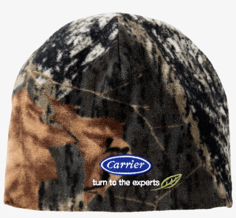 C1429 Camouflage Fleece Beanie Carrier Logo Store - Beanie, transparent png #8101554