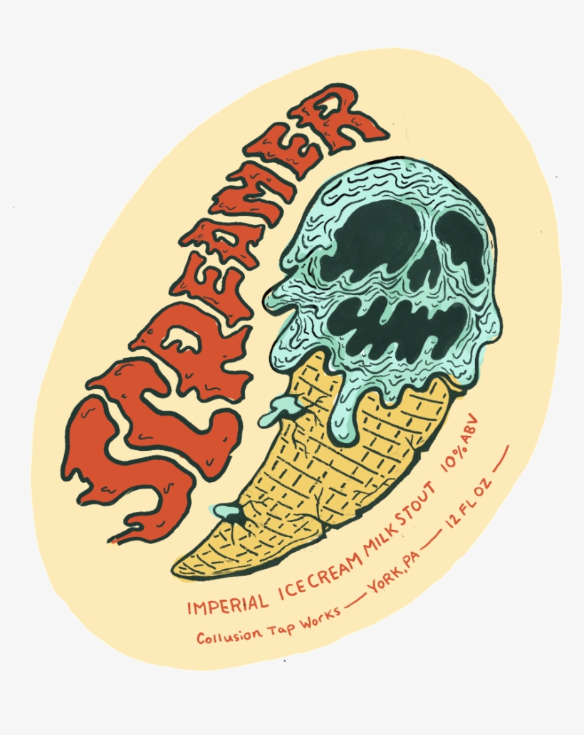 Beer Label For Collusion Tap Works - Illustration, transparent png #8101683