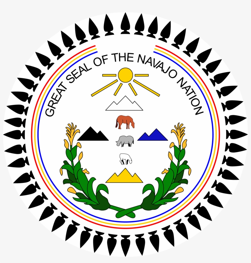 The Navajo Nation Can Now Issue Its Own Amber Alerts - Great Seal Of The Navajo Nation, transparent png #8101902