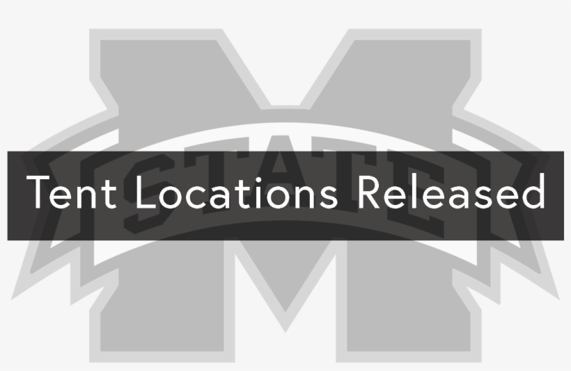 Tent Locations Released For Mississippi State Tailgate, transparent png #8102290