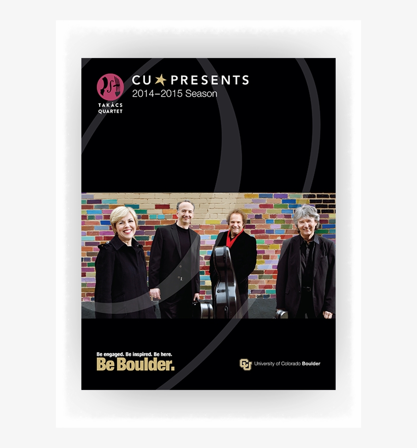Cu Presents Magazine - Takács Quartet, transparent png #8102782