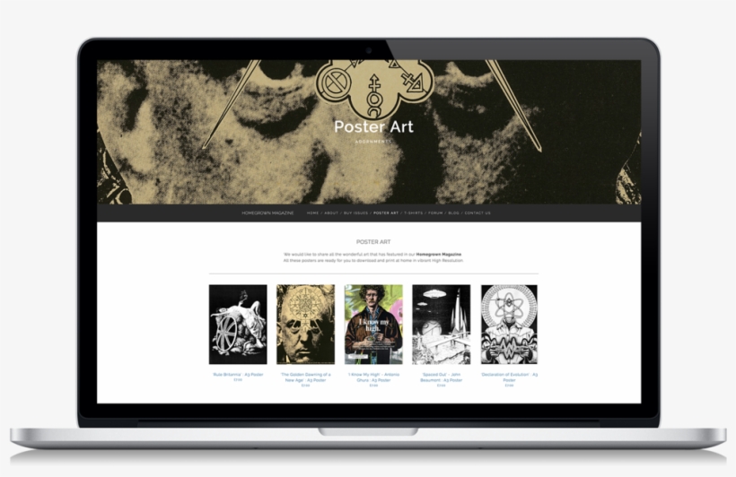 Website Shops For Poster Sales - Graphic Design, transparent png #8103001