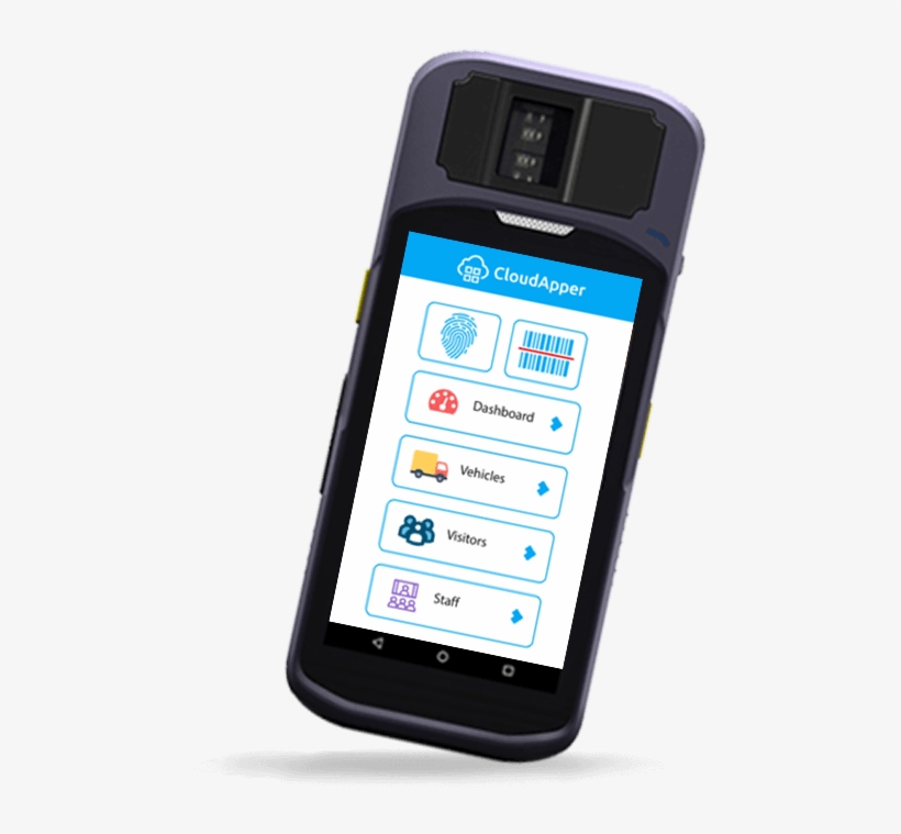 Handheld Biometric Reader For Fingerprint Iris Facial - Pda, transparent png #8103404