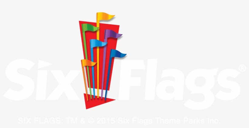 Six Flags Hurricane Harbor Wikipedia - Six Flags Logo Flags, transparent png #8103447