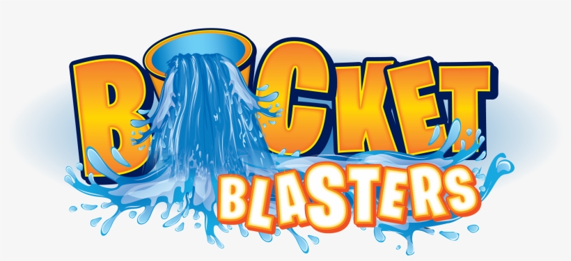 Six Flags Great Escape Bucket Blasters Logo - Illustration, transparent png #8103689