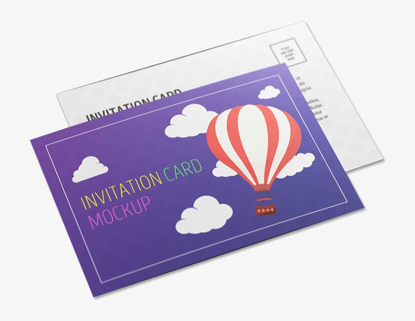 Invitation Card Designing Services - Hot Air Balloon, transparent png #8103739