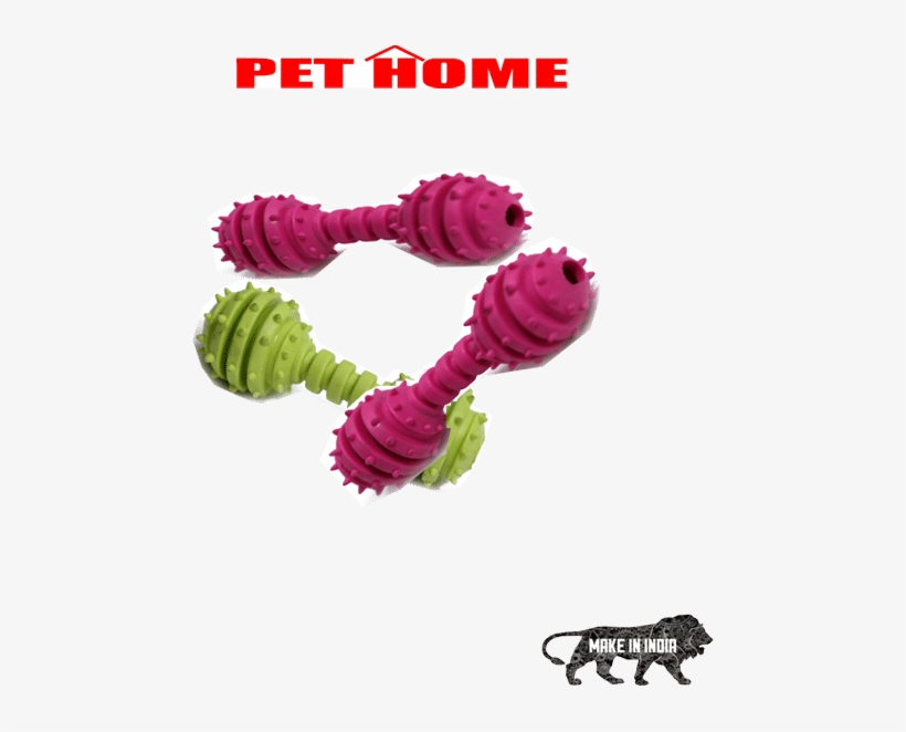 Dumbel Shaped Latex Toys-pack Of - Leash, transparent png #8104030