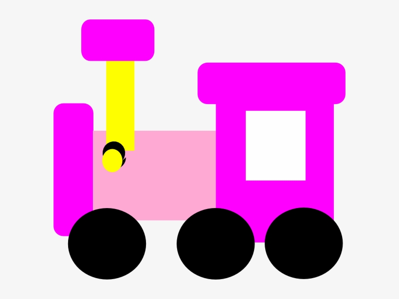 Train Clip Art Pink, transparent png #8104600