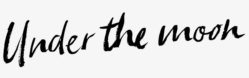 Under The Moon Logo Bell Tent Weddings - Calligraphy, transparent png #8104632