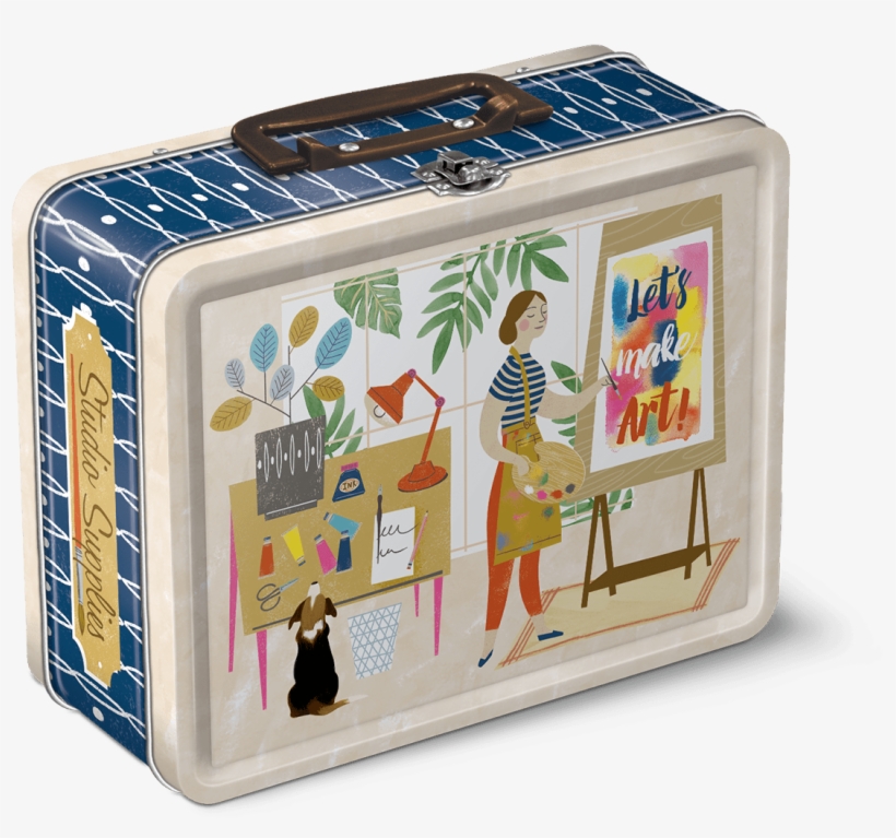 Art Lover Lunch Box Tins - Toy Block, transparent png #8105129