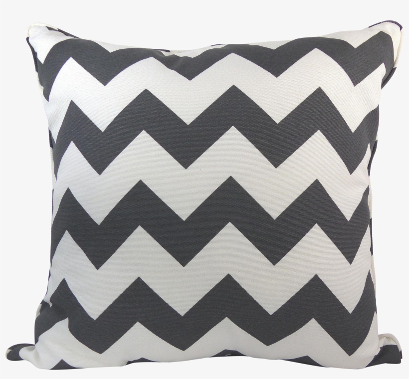 Dark Gray Off White Chevron Pattern Custom - Yellow And Green Cushions, transparent png #8105188