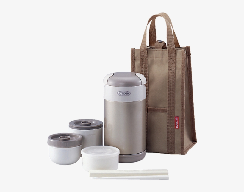 Lwr-a Stainless Steel Lunch Box With Microwavable Containers, - Insulated Food Jar Tiger, transparent png #8105314