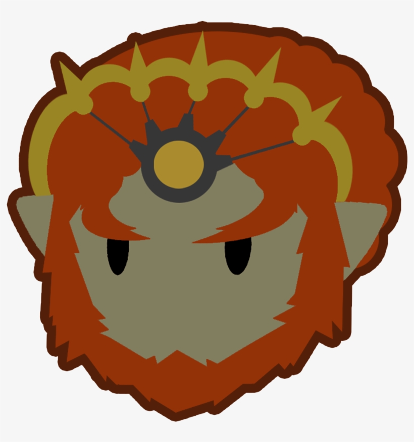 Ganon Head, transparent png #8105492